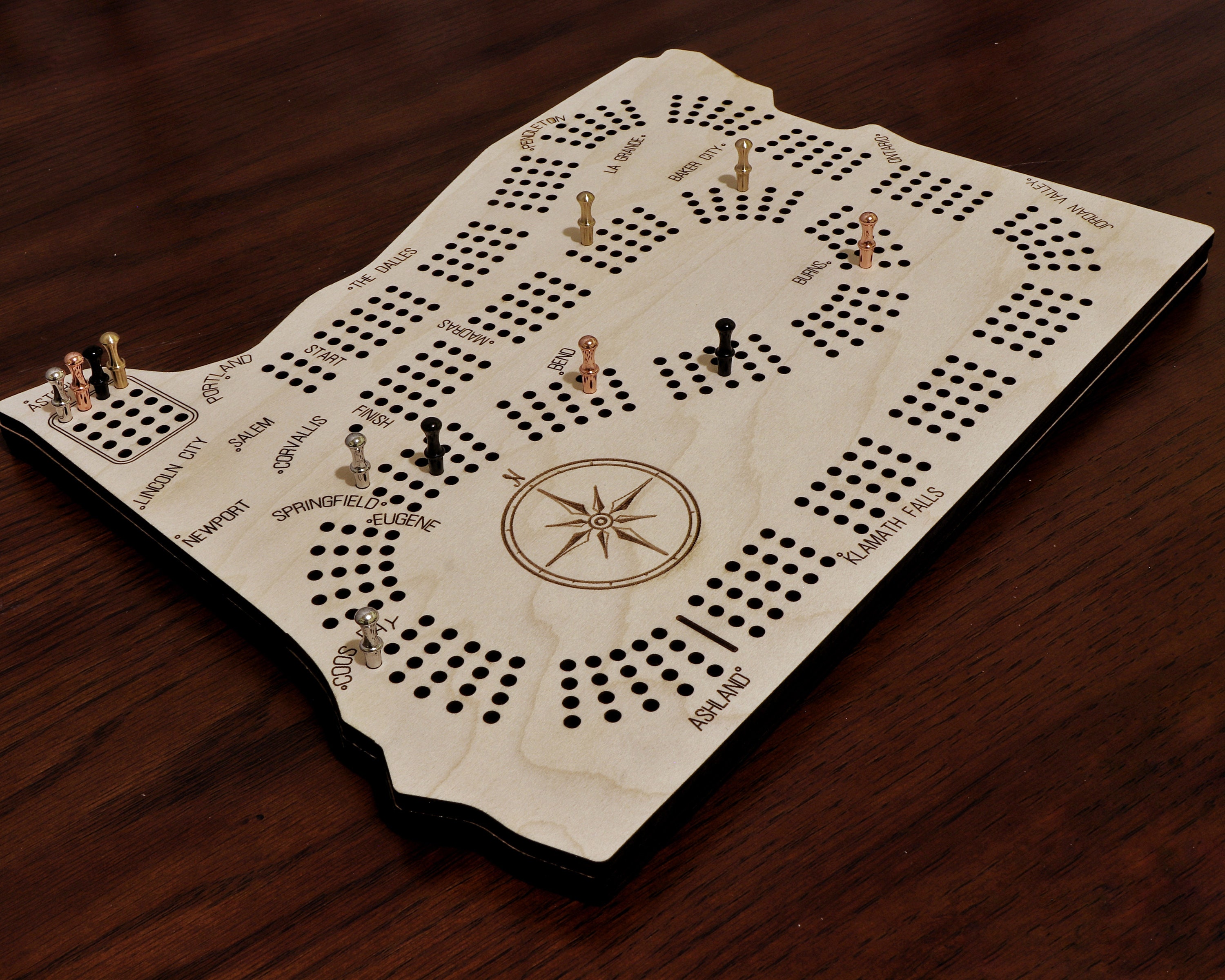 Oregon Cribbage Pattern, SVG, Laser/cnc Cutting File - Etsy