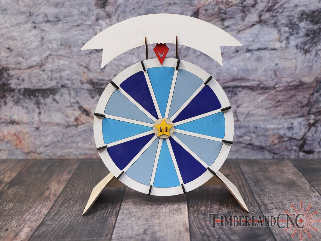 Spinning Prize Wheel, Decision Wheel, Laser Cut File, SVG, Etsy