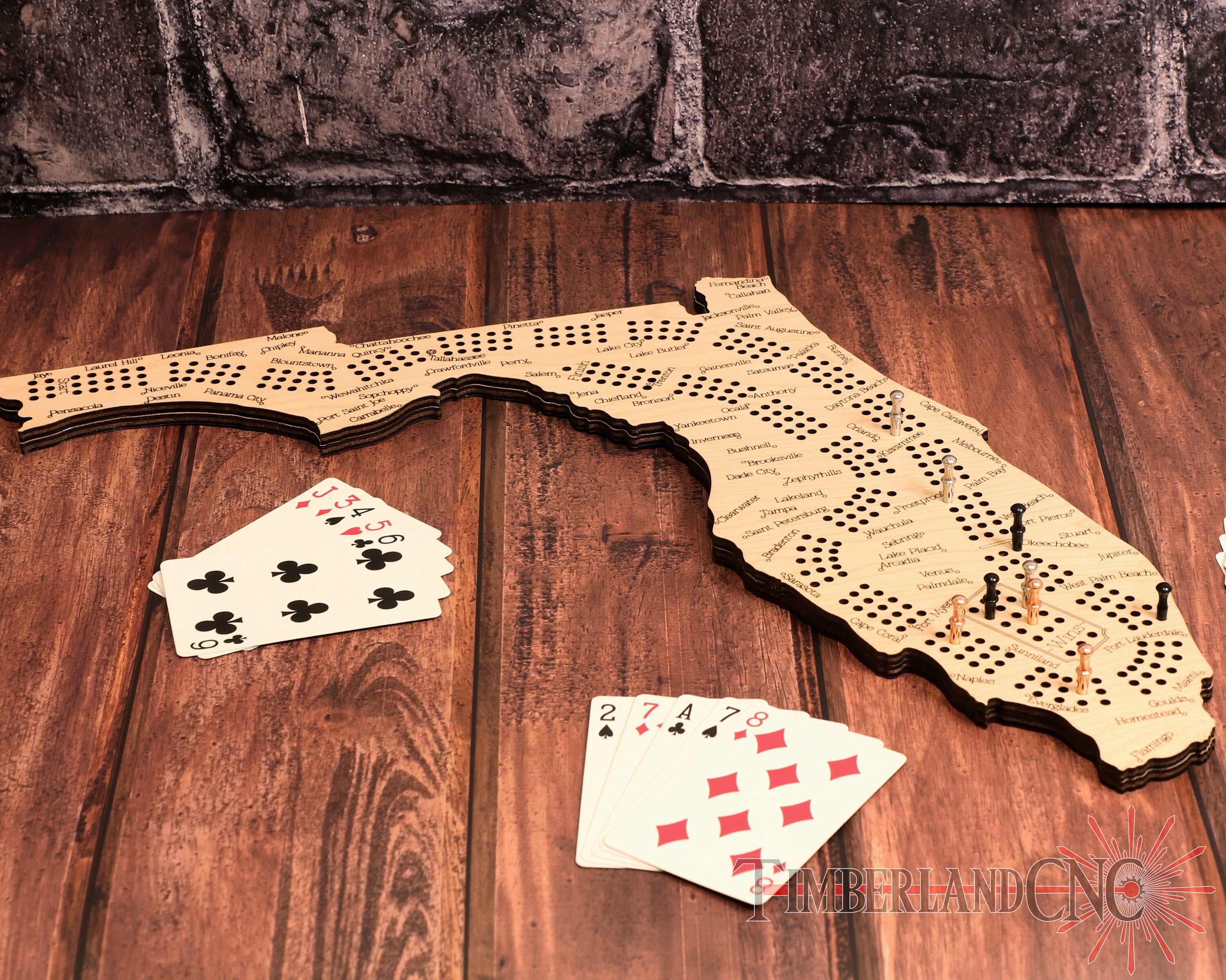 Florida Cribbage Pattern, SVG, Laser/cnc Cutting File - Etsy
