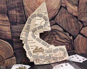 Northwest Territories Cribbage Pattern, SVG, Laser/CNC Cutting File