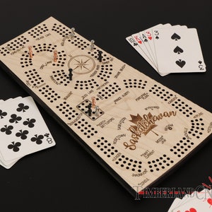 Saskatchewan Cribbage Pattern, SVG, Laser/CNC Cutting File