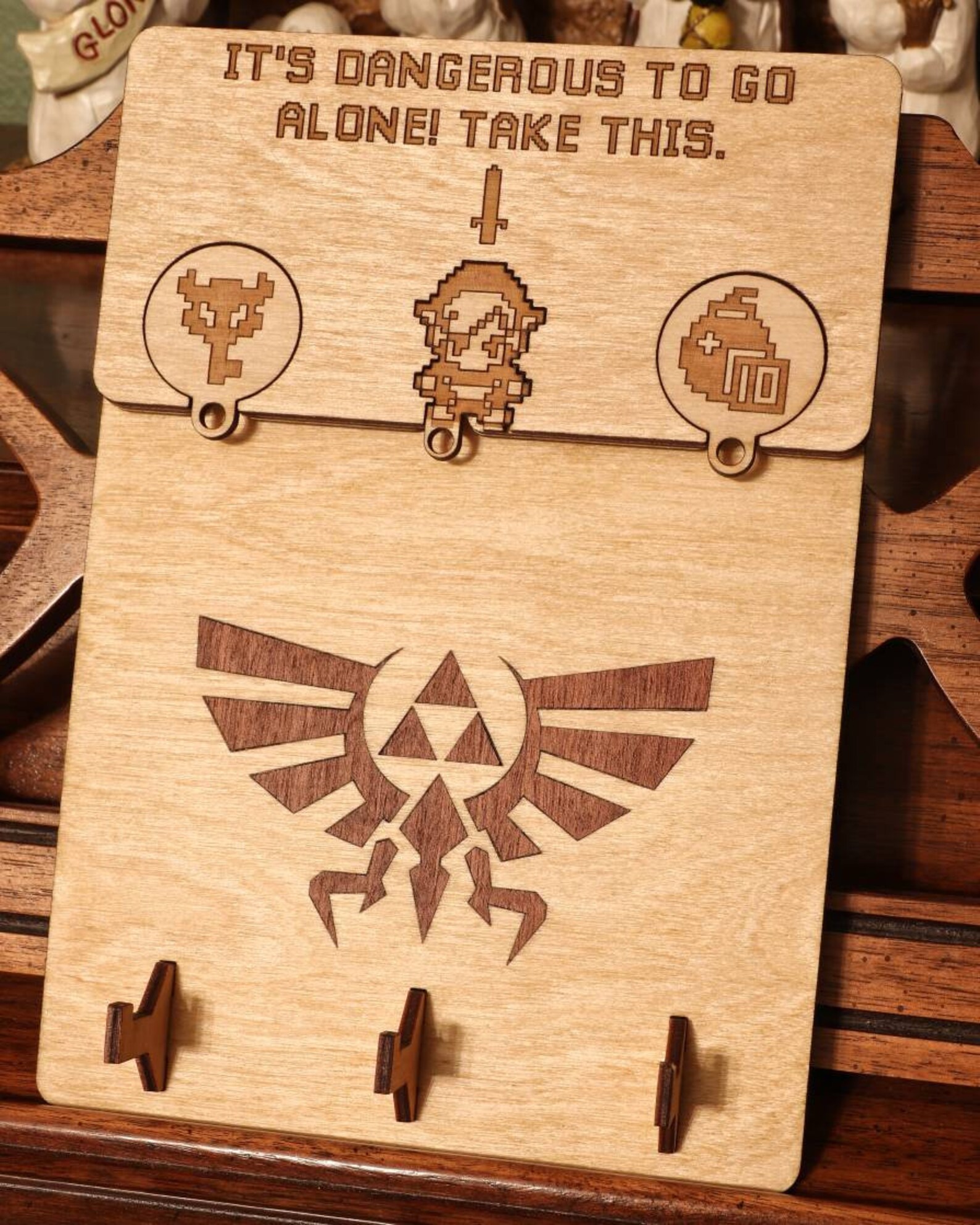 Download Zelda Themed Keyring Holder. SVG DXF. Laser Cutting File ...
