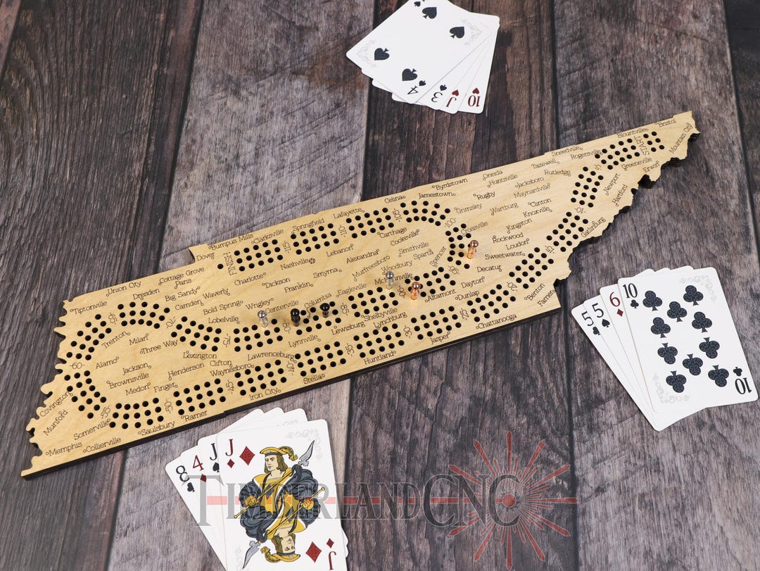 Tennessee Cribbage Pattern, SVG, Laser/cnc Cutting File - Etsy