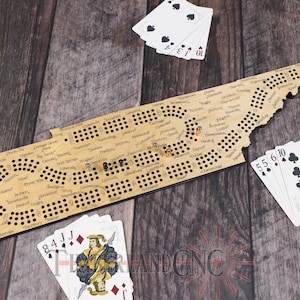 Tennessee cribbage-patroon, SVG, laser-/CNC-snijbestand
