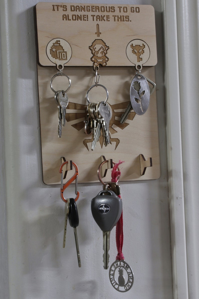 Download Zelda Themed Keyring Holder. SVG DXF. Laser Cutting File ...