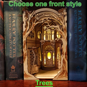 Multi-Theme Book Nook, DIY Kit, Bookshelf Insert image 1