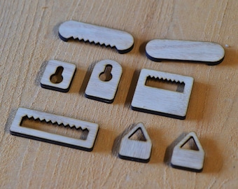Photo Hanger SVG Laser Cut File: Sawtooth, Keyhole, Triangle (Digital Download)
