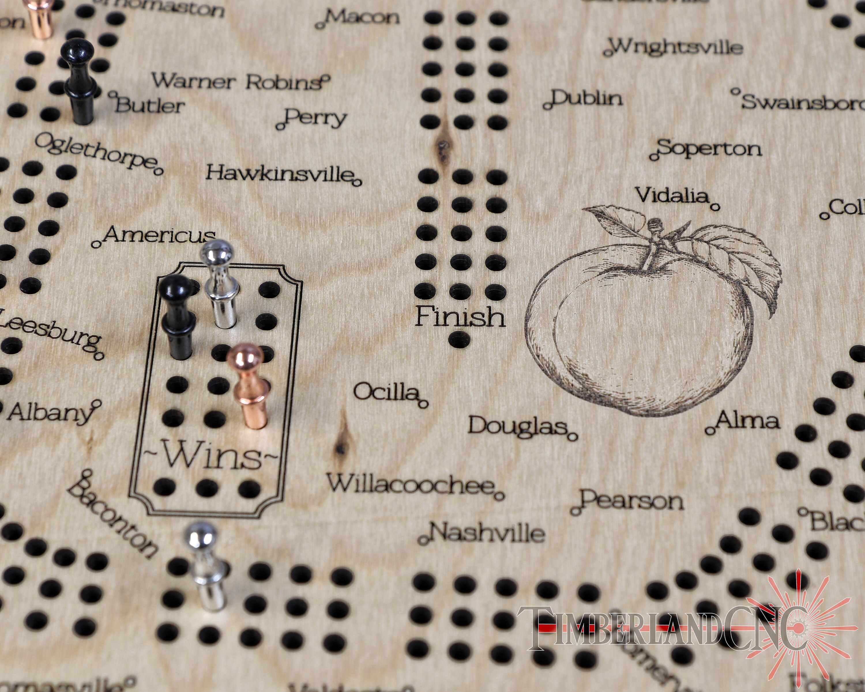 Georgia Cribbage Pattern, SVG, Laser/cnc Cutting File - Etsy
