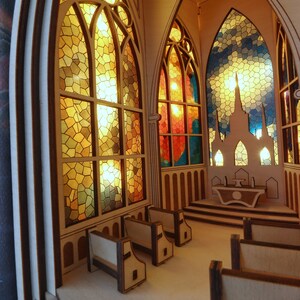 Church Booknook, Cathedral, svg, Laser Cutting File image 5