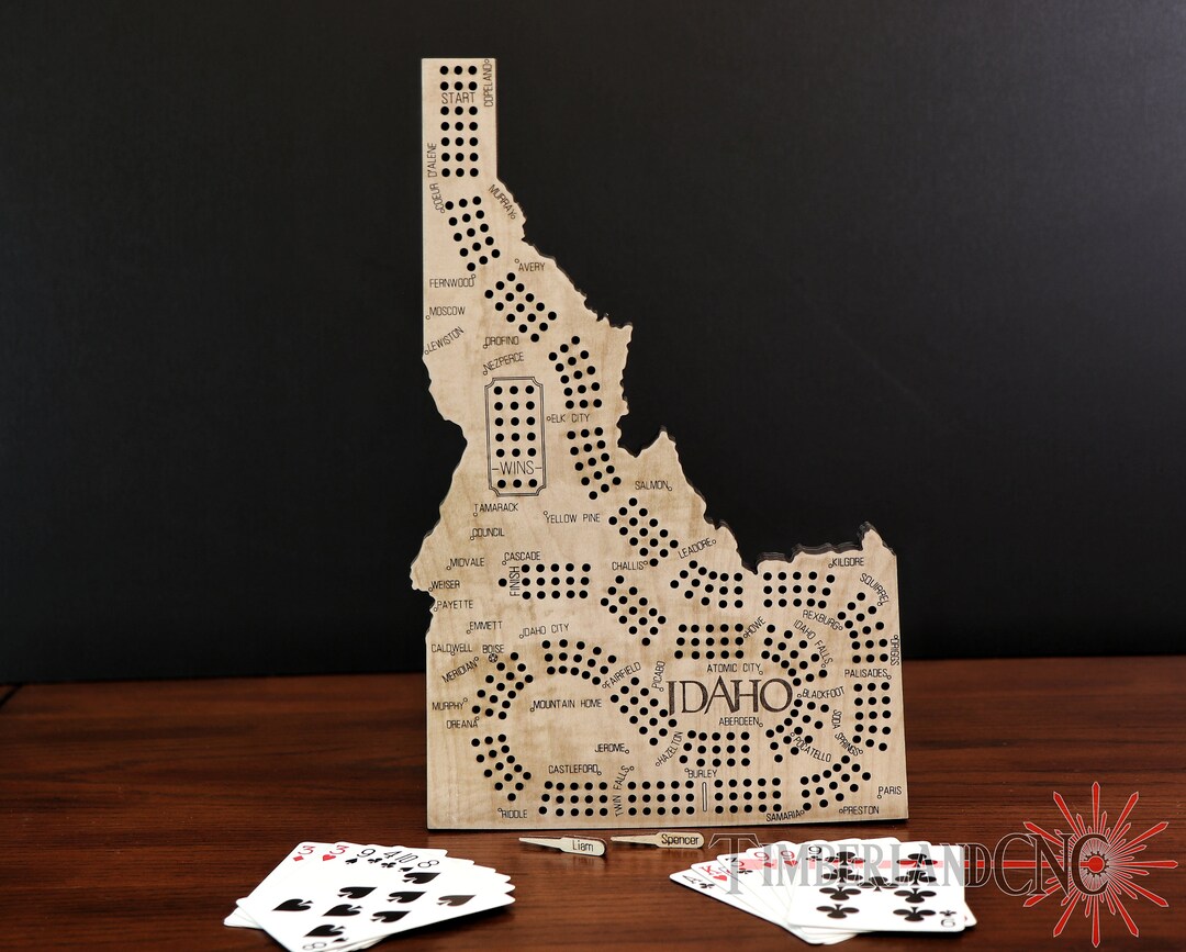 Idaho Cribbage Pattern, SVG, Laser/cnc Cutting File - Etsy