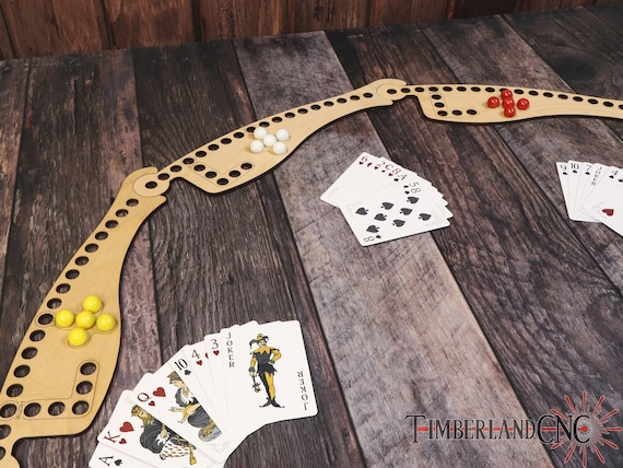 Jokers and Marbles, Board Game, SVG, Laser Cutting File