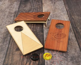 Mini Corn Hole, Bottle Cap Toss, SVG, Laser Cutting File