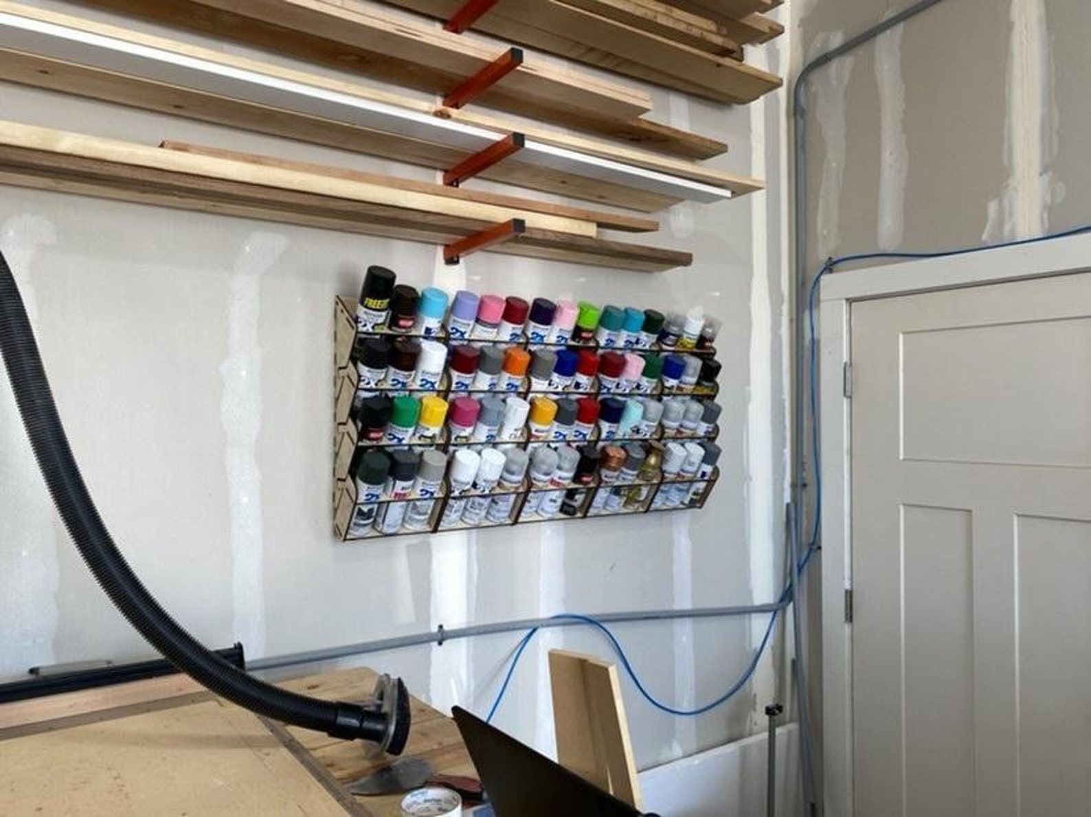 Spray Paint Can Holder Modular Flat Pack DIY Kit Etsy