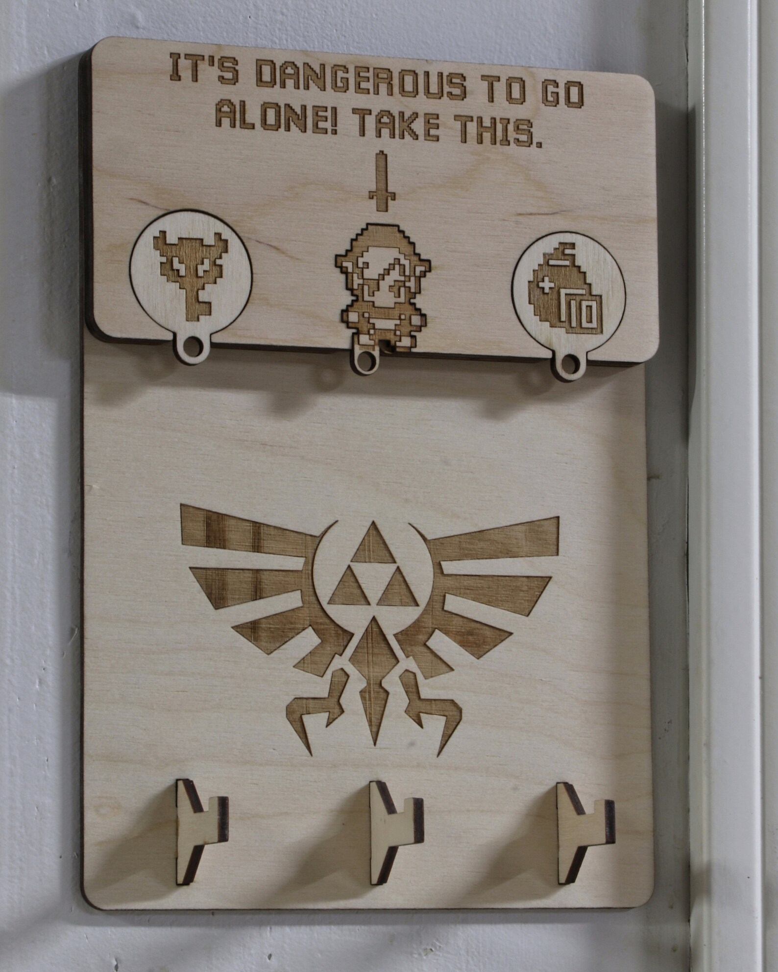 Download Zelda Themed Keyring Holder. SVG DXF. Laser Cutting File ...