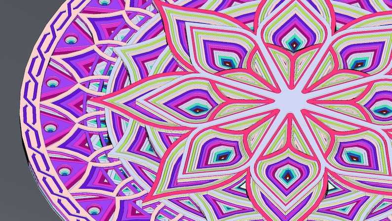 Download Multi layer Mandala SVG. 16 Layers. | Etsy