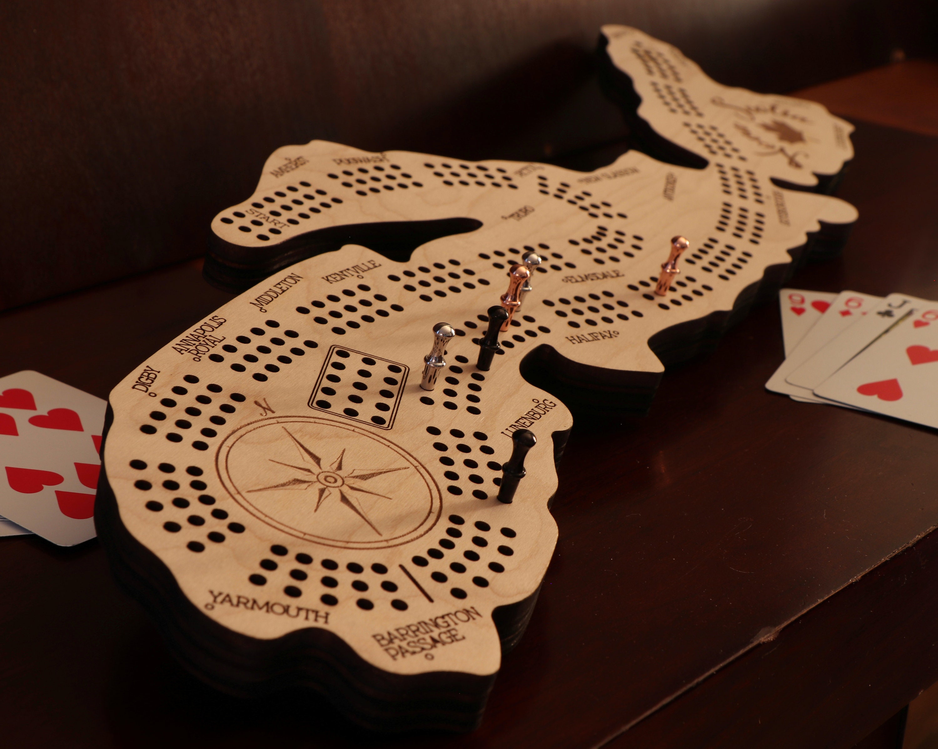 Nova Scotia Cribbage Pattern SVG Laser/cnc Cutting File Etsy Canada
