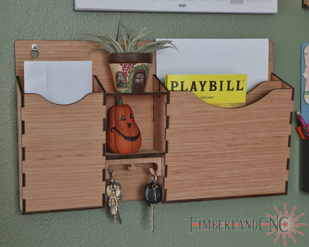 Modular Home Command Center, Mail Organizer, SVG, Laser Cutting File ...