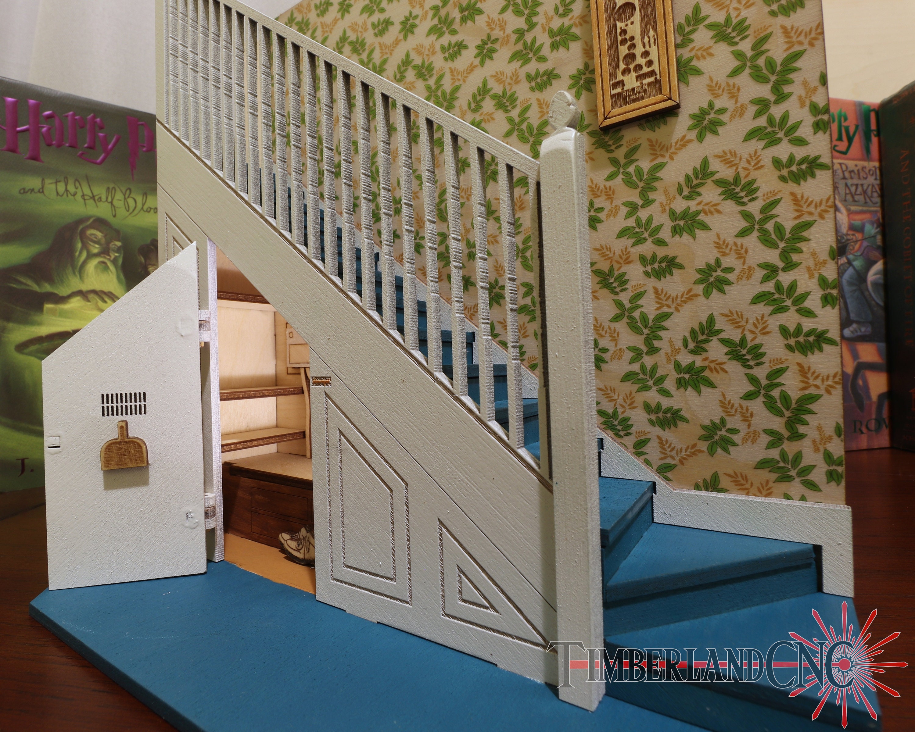 Cupboard Under Stairs Book Nook DIY Kit Bookshelf Insert Etsy