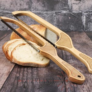Cuchillo de pan Bow SVG: Archivo de corte láser CNC (Descarga digital)