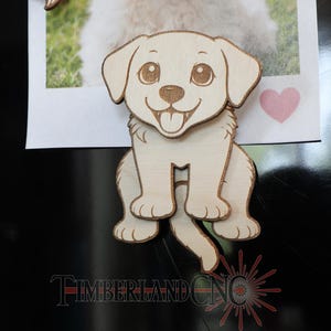 Vagga hundmagneter, kylskåpsmagnet, set med 10 hundar, SVG, laserskärningsfil bild 6