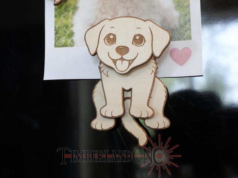 Vagga hundmagneter, kylskåpsmagnet, set med 10 hundar, SVG, laserskärningsfil bild 6