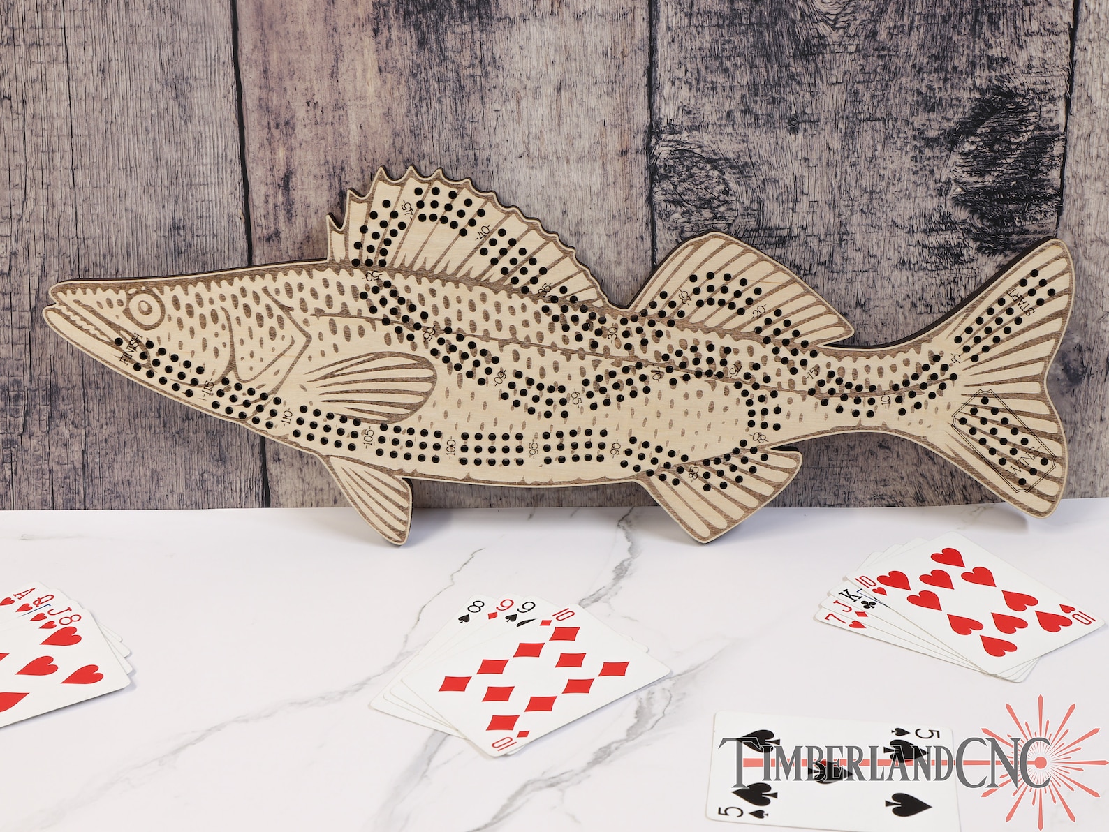 Walleye Fish Cribbage Pattern, SVG, Laser/cnc Cutting File - Etsy