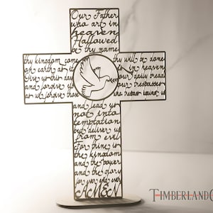 Vaterunser Kreuz, SVG, Laserschneidedatei