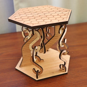 Soporte de tensegridad, SVG, descarga digital, archivo de corte Glowforge, archivo de corte láser
