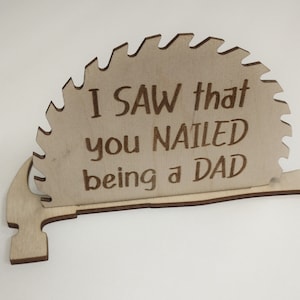 Saw Blade, Wrench & Hammer Sign: Laser Cut File (Digital Download)