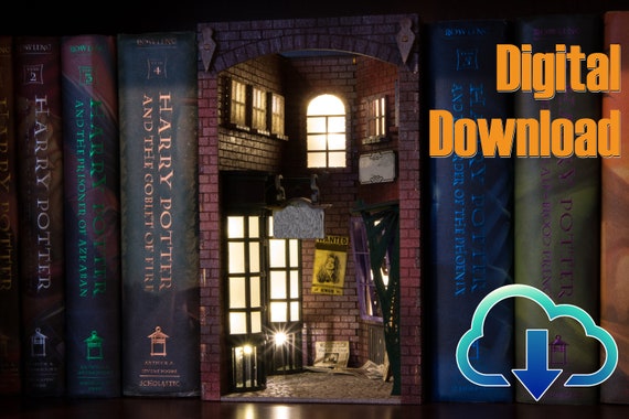 CWWH-Onlineshop - Book Nook / Harry Potter - Knockturn Alley