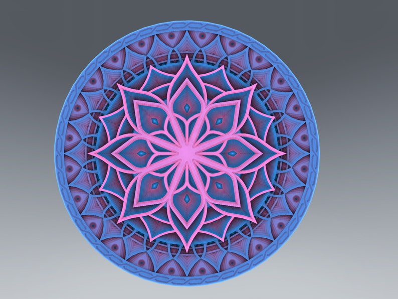 Download Multi layer Mandala SVG. 16 Layers. | Etsy