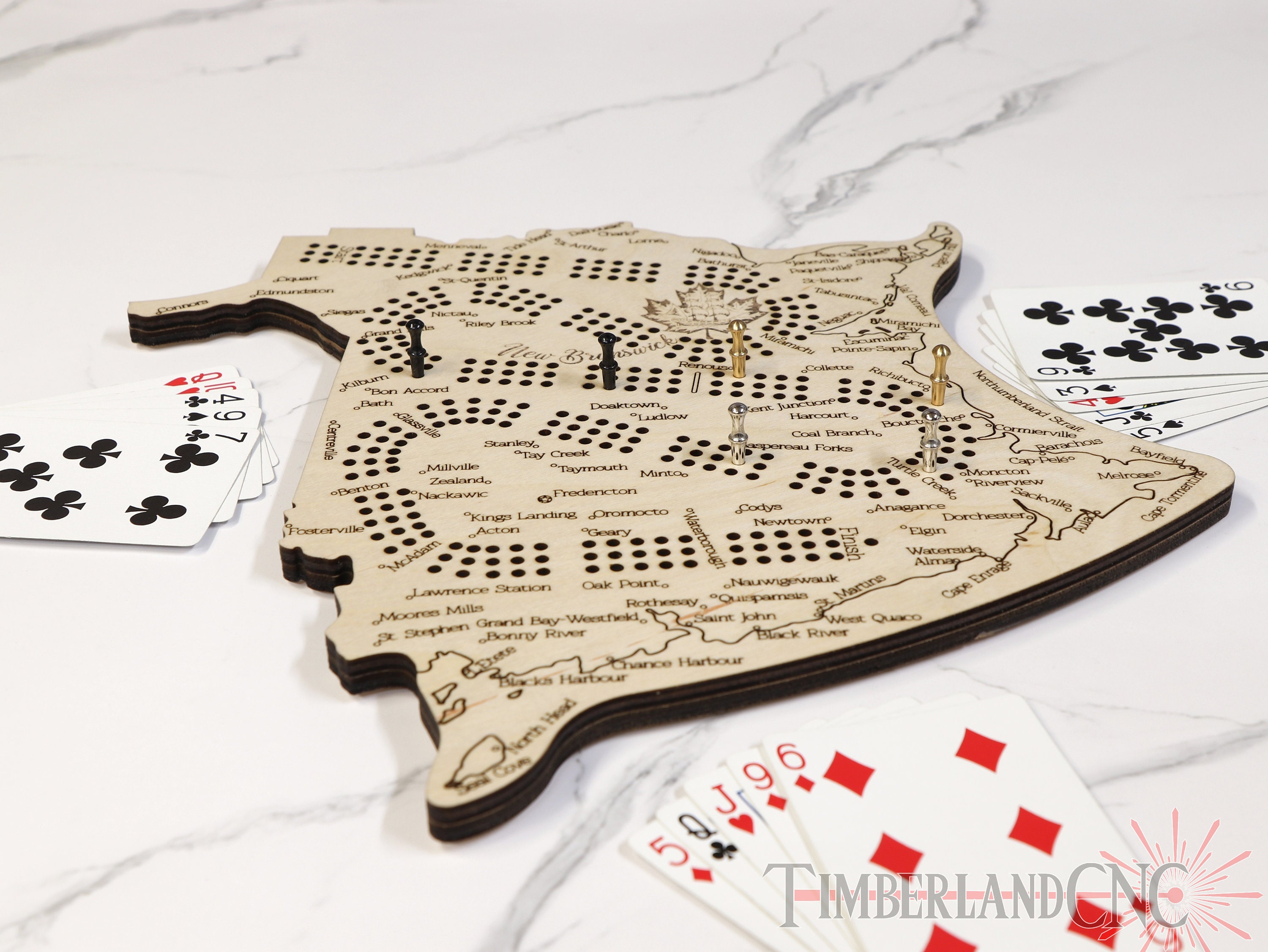 New Brunswick Cribbage Pattern, SVG, Laser/cnc Cutting File - Etsy