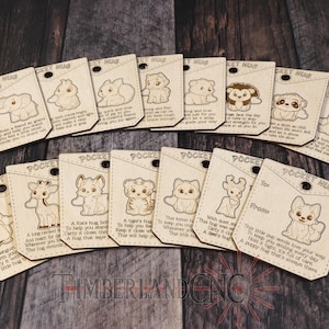 Pocket Hug, set da 15, gettoni abbraccio, SVG, file di taglio laser