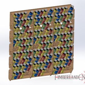 Acrylic Paint Bottle Holder, 2oz / 59ml, SVG, Laser Cutting File ...