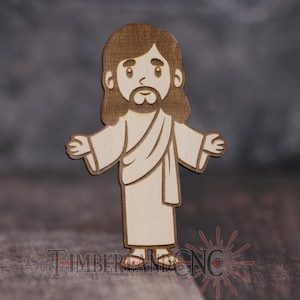 Jesus Figur, Jesus Ornament, SVG, Lasercutting-Datei