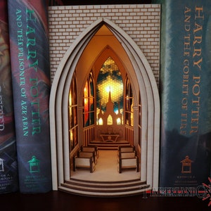 Church Booknook, Cathedral, svg, Laser Cutting File image 4