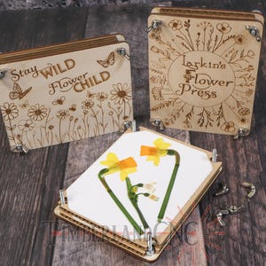 Prensa de flores, compacta, SVG, archivo de corte por láser, proyecto Glowforge