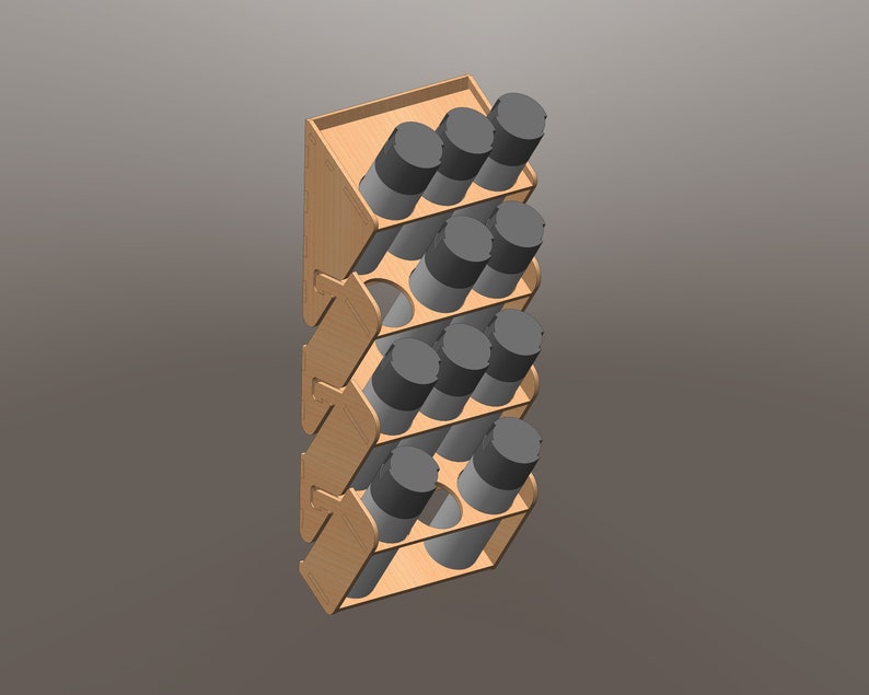 Spray Paint Can Holder SVG Laser Cutting File Digital - Etsy