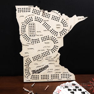 Minnesota Cribbage Muster, SVG, Laser/CNC Schneidedatei