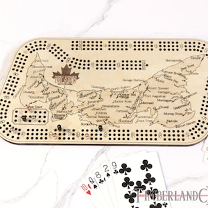 Prince Edward Island-cribbagepatroon, SVG, laser-/CNC-snijbestand