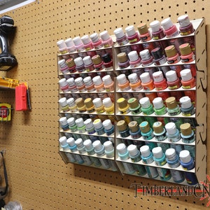 Acrylic Paint Bottle Holder, 2oz / 59ml, SVG, Laser Cutting File ...