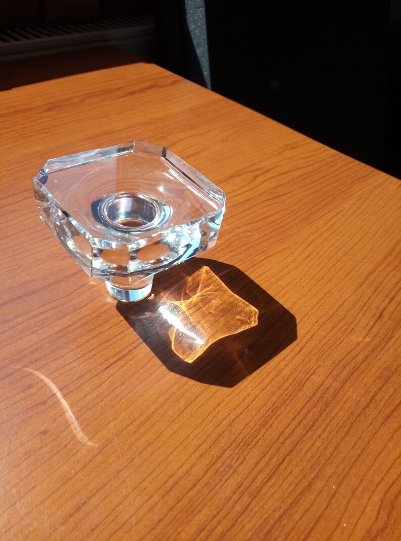 Crystal stoppers decanter carafe Vintage small glass bottles Etsy