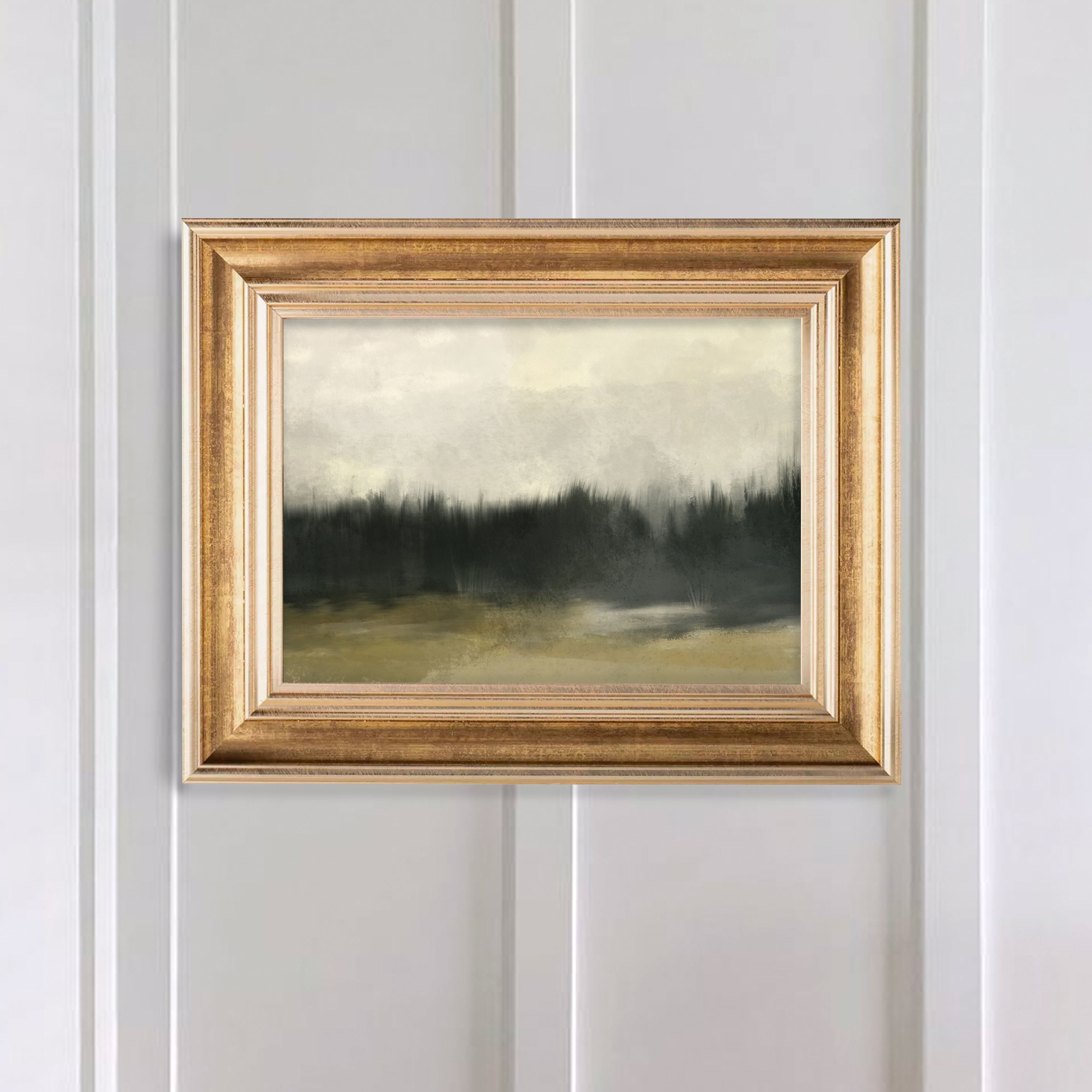 Moody Landscape Art Print Landscape Art Watercolor Etsy