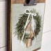 Christmas Wreath Print Farmhouse Wreath Art Print Holiday - Etsy