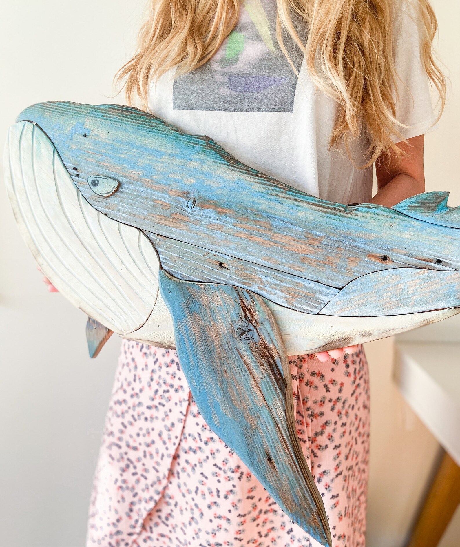 Whale / Wood Art / Reclaimed Wood / Wood Wall Art / Wood Whale Etsy