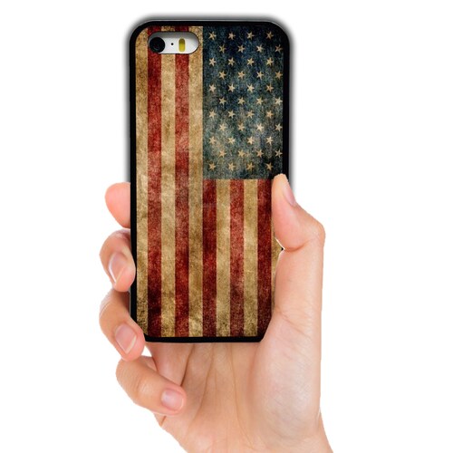 American Flag Real Wood Iphone 8 Case Also for Iphone 6 6s Etsy