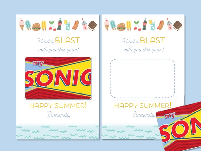 Instantaneous Obtain \ photo about Sonic Gift Card Printable referred to as Fast Obtain \