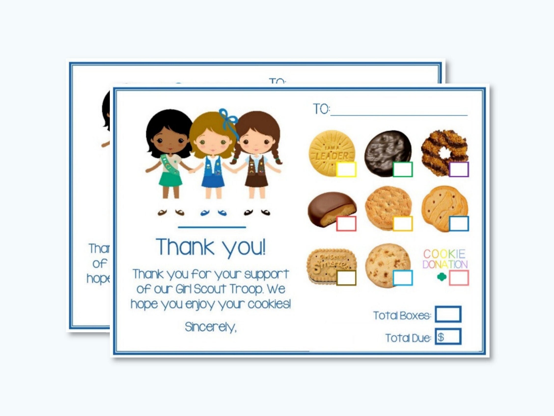 UPDATED INSTANT DOWNLOAD Printable Little Brownie Bakers Girl Etsy