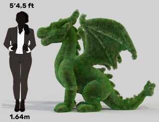 Statua Drago Solare Da Giardino: Magia E Luce Per I Tuoi Spazi Esterni!