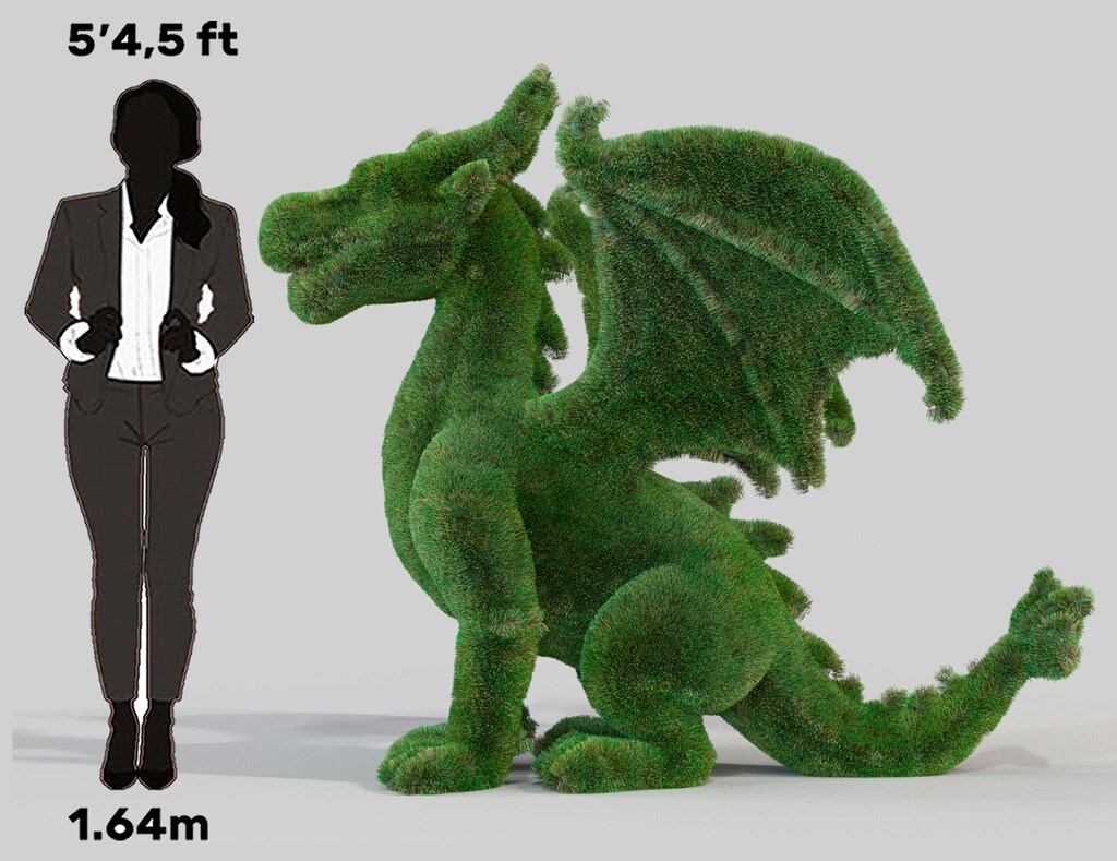 Statua Drago Solare Da Giardino: Magia E Luce Per I Tuoi Spazi Esterni!